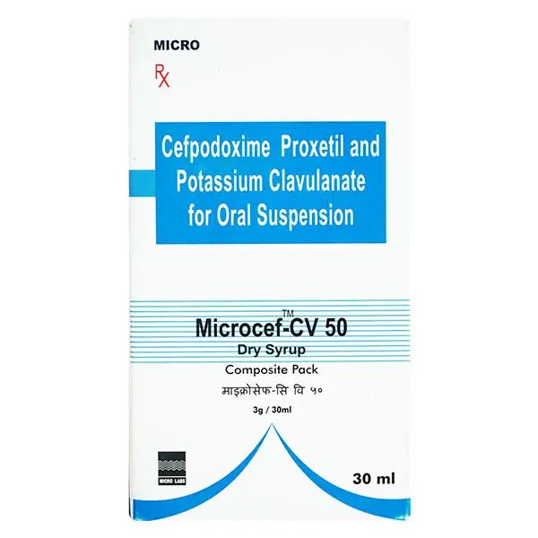 Microcef-CV 50 Dry Syrup